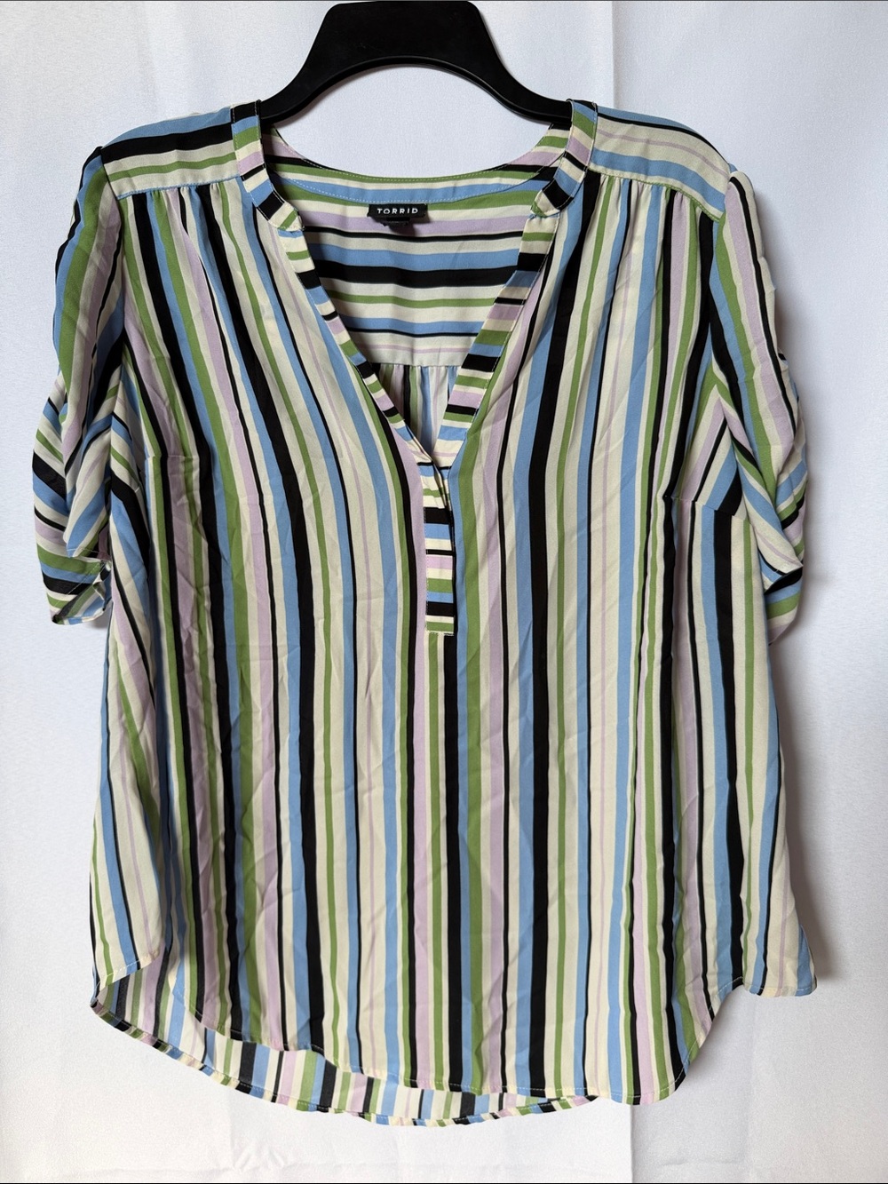 Torrid Striped Blouse
